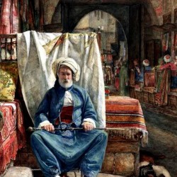 A man dressed in blue